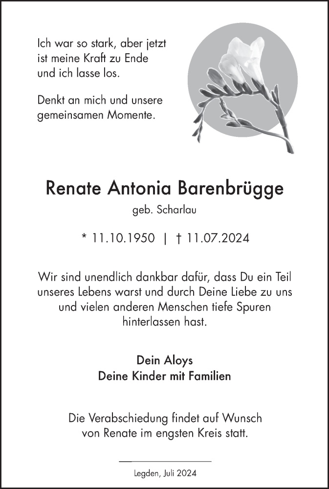 Traueranzeige
